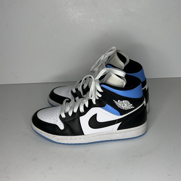 Nike Jordan 1 Mid in University Blue - Picture 6 of 16